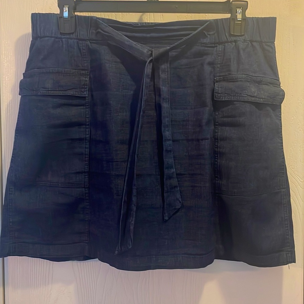 Blue jean skort